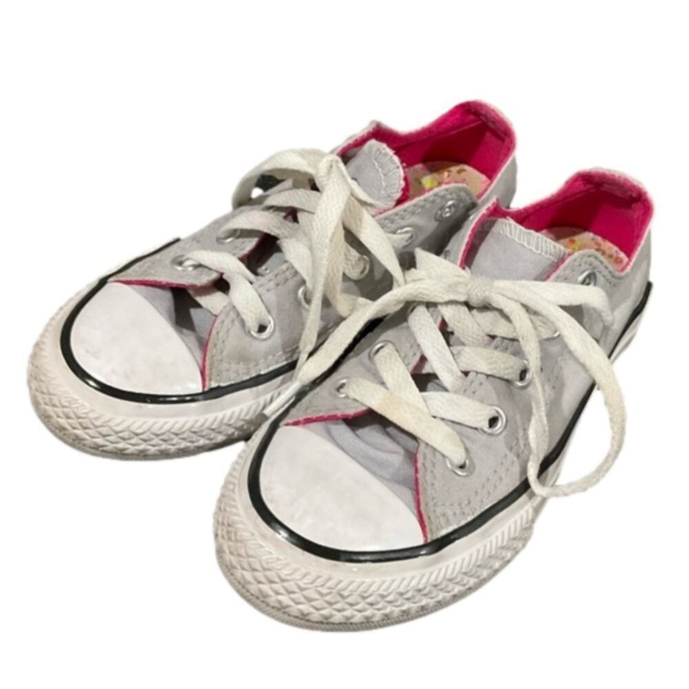 Converse Girls Shoes Sneakers Double Layer Tongue Confetti Size 12